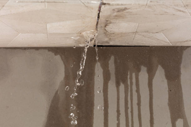 Professional Burst Pipe Cleanup technician working in Dunreith, IN